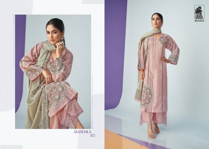 Mandala By Sahiba Digital Printed Pure Cotton Dress Material Wholesale Market In Surat